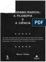 Chiesa. M. (2006). Behaviorismo Radical - A Filosofia e a Ciência