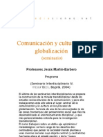 Seminario - Comunicación y culturas en globalización