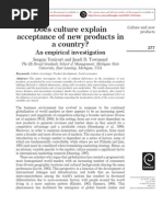 Download Culture and Acceptance of New Products by ozelot6 SN19241376 doc pdf