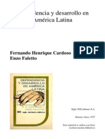 Dependencia y Desarrollo en America Latina - Cardoso y Faletto