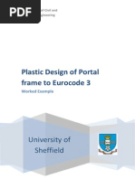 Plastic Design Portal Frame to Ec3