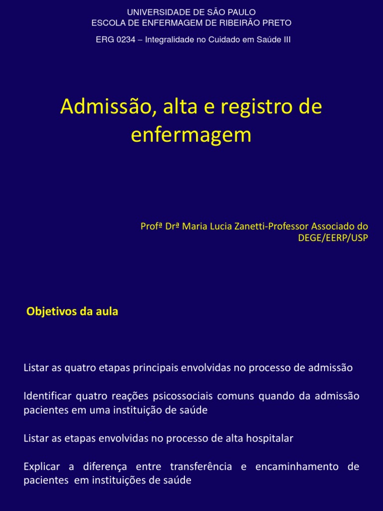 Exemplos de Registro de Enfermagem | PDF | Enfermagem | Doenças e ...