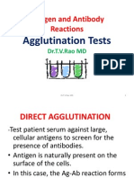Antigen and Antibody Reactions Agglutination Tests