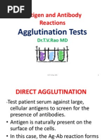 Antigen and Antibody Reactions Agglutination Tests