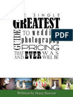 Pricing Guide For Wedding Photography