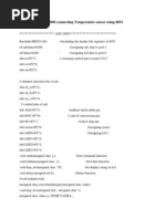 Program For ADC 0808 Connecting Temperature Sensor Using 8051