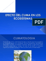 Clima Ecologia