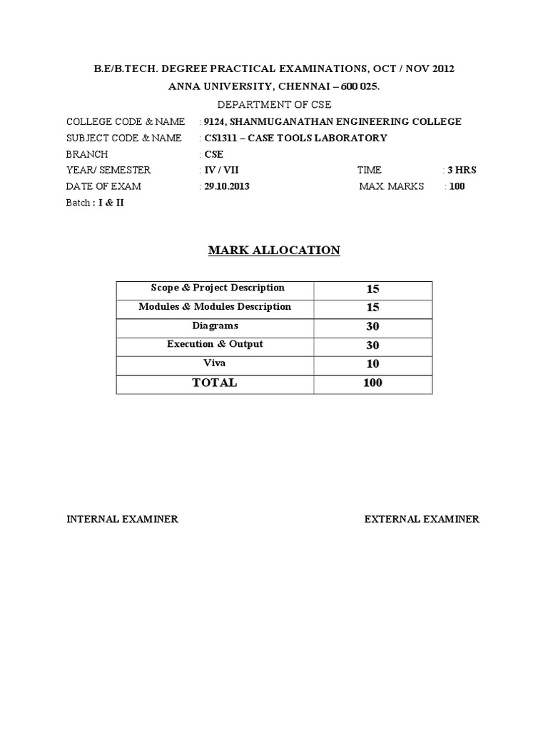 CSE Practical Exam Guidelines 2012 | PDF | Art