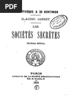 Jannet Claudio - Les Societes Secretes