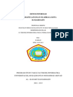 Sistem Informasi Geografis Lapangan Olahraga Kota Banjarmasin