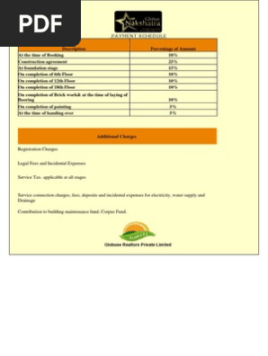 Payment Schedule