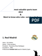 Worlds Most Valuable Sports Team 2013