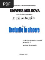 Gesturile in Afacere