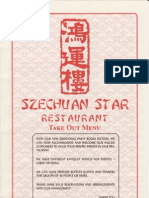 Szechuan Star Restaurant Menu