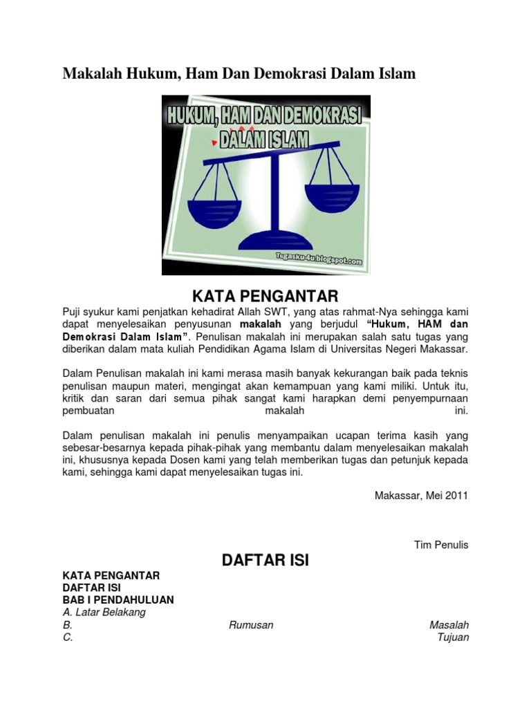Makalah Hukum Islam Lengkap