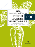 Harvesting and Storing Fresh Garden Vegetables