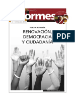 REGENERACIÓN DEMOCRÁTICA y ciudadania