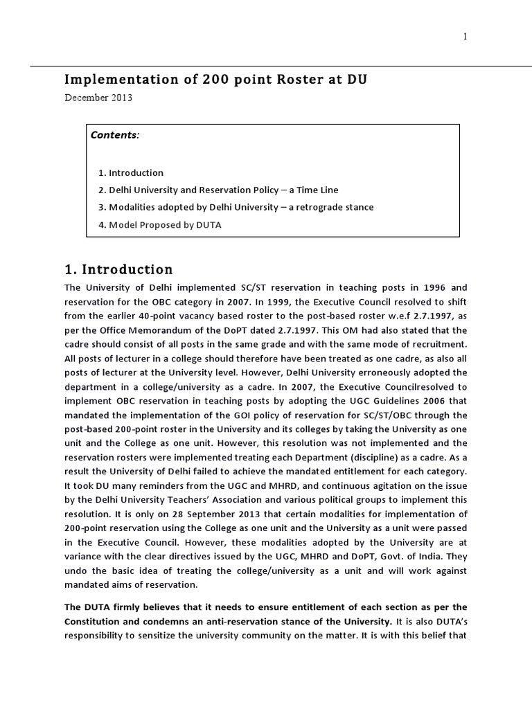 200-Point Roster Implementation at DU | PDF | Finance & Money ...