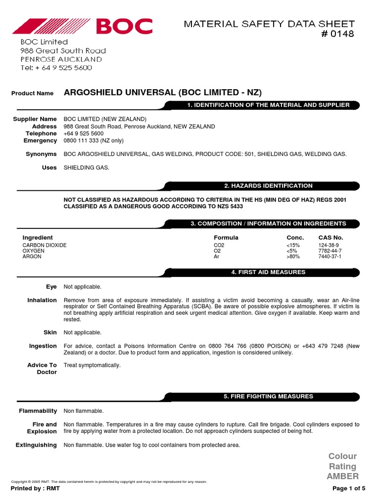 Boc Universal Gas | Oxygen | Welding