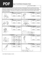 ROM of Joints