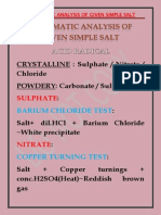 Chemistry Practicals