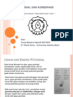 Energi Potensial Dan Konservasi Energi