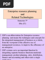 Download ERP and Related Technologies by saudgazali SN19251384 doc pdf