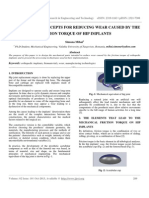 Ijret - Constructive Concepts For Reducing Wear Caused by The Friction Torque of Hip Implants