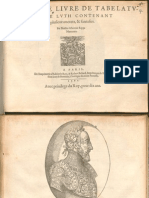 Albert de Rippe Cinqiesme Livre de Tabelature de Luth 1562