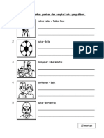 Kertas Peperiksaan KSSR BM Penulisan Tahun 2