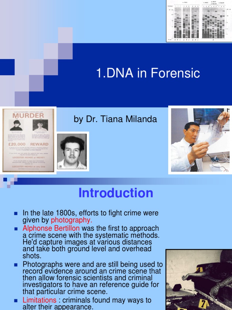 DNA in Forensic 2013 | PDF | Dna Profiling | Microsatellite
