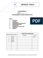 Procedimiento Prueba Hidrostatica