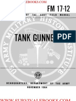 1964 Us Army Vietnam War Tank Gunnery 260p