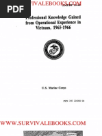 1965-1966 US Marine Corps Professional Knowledge Gained From Operational Experience in Vietnam 5