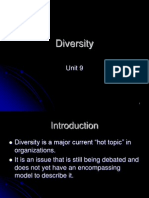 Unit 9 and 10 - Diversity and Ethics