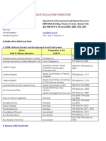 DENR Focal Point System