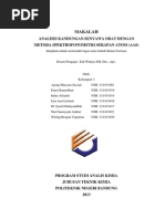 Download Makalah Penentuan Obat Secara SSA Kelompok 3 3AnalisKimia by Muhammad Syarif Hidayatullah SN192546570 doc pdf