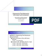 Engineering Fluid Mechanics Information and Introduction