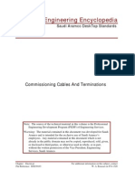 Commissioning Cables and Terminations