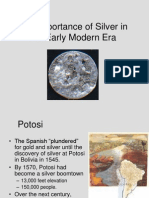 Silver in The Early Modern Era
