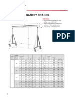 Gantry Cranes: Fixed Steel (H90)
