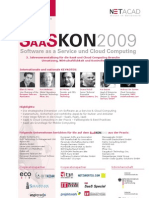 SaaSKon2009 PDF Broschüre - SaaS Kongress am 11./12. November 2009 in Stuttgart