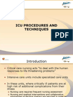 Icu Procedures and Techniques