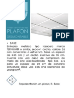 Plafon Desmontable