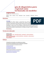 Um método de diagnóstico territorial baseado em modelos espaciais