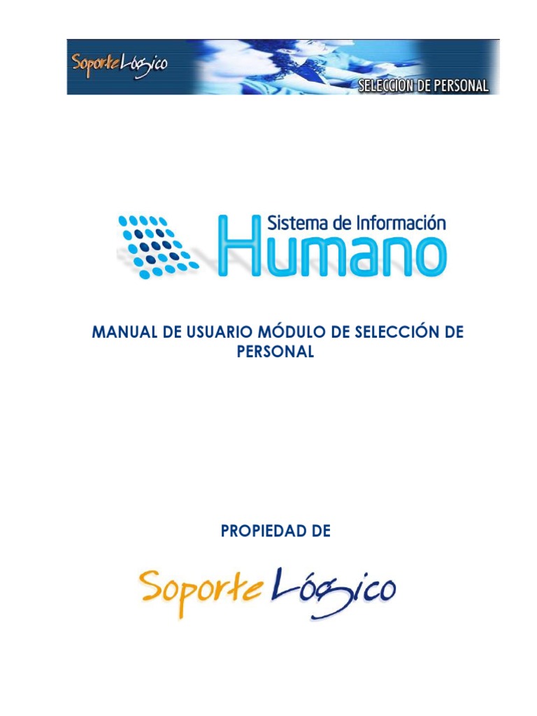 Manual Seleccion de Personal.pdf | Point and Click | Recursos humanos