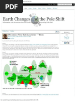 Determine Your Safe Locations - 7 Steps - Earth Changes and the Pole Shift 2012