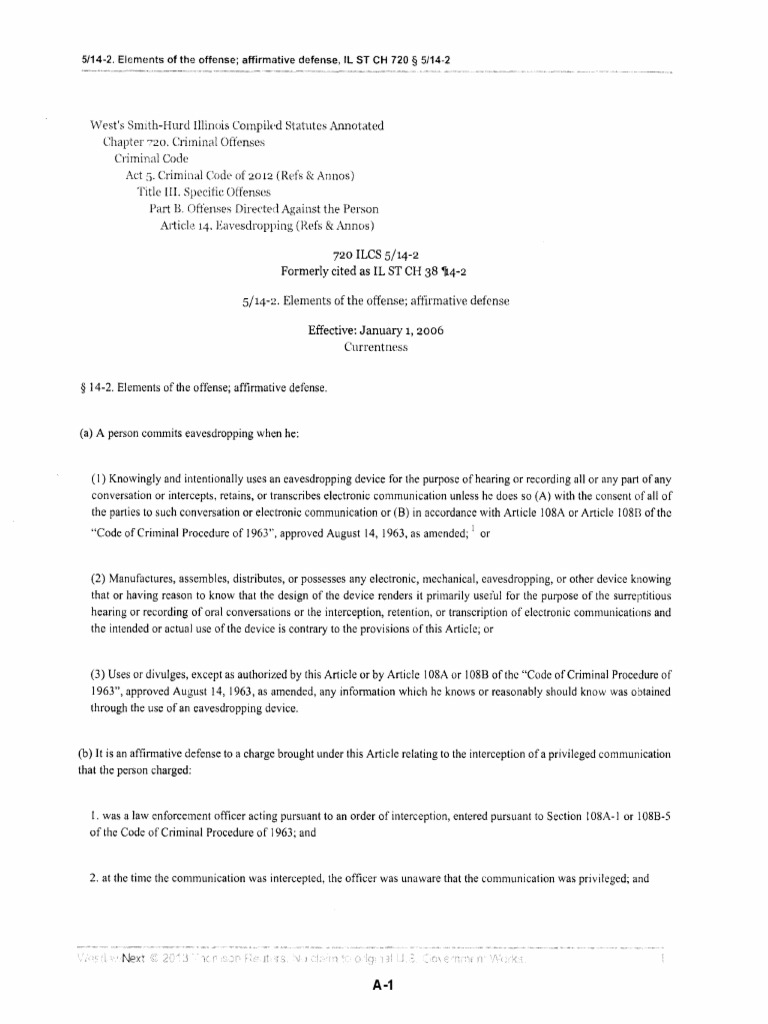 Melongo's Appendix From Her Eavesdropping's Brief at The Illinois