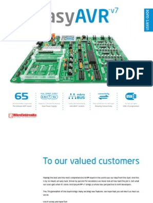 EasyAVR v7 - AVR Development Board with In-System Programmer