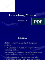 2.1 Describing Motion (1) Kgugk